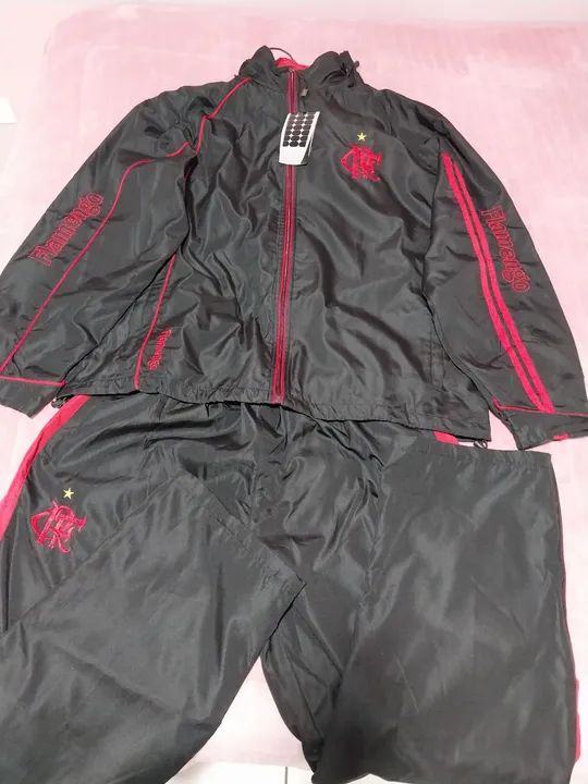 Conjunto de agasalho do flamengo 