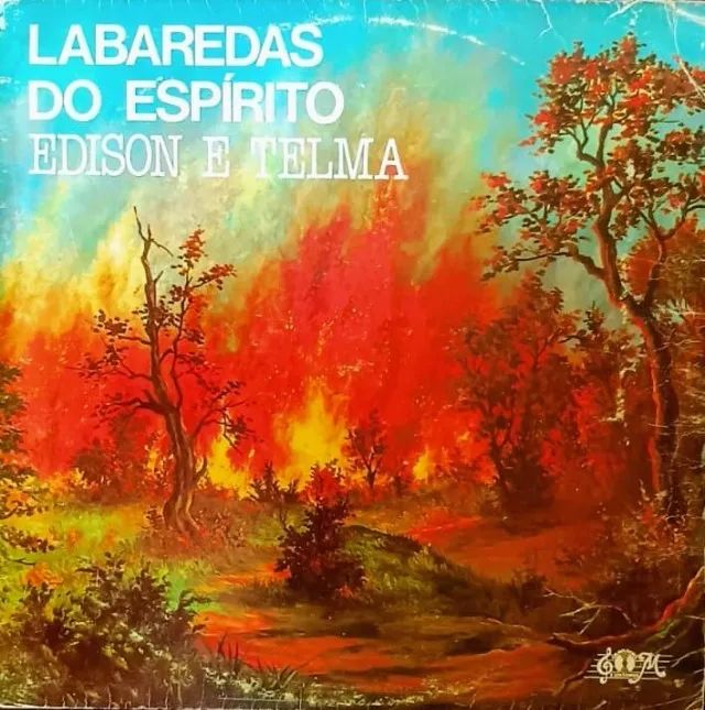 Lp Disco De Vinil Gospel Evangélico Edison E Telma - Labaredas do Espírito