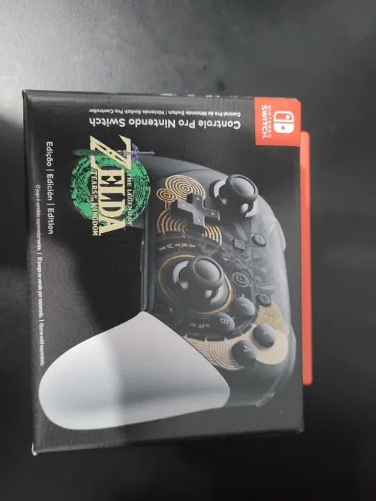 Nintendo Switch PRO Controller edição Zelda Tears of the Kingdom