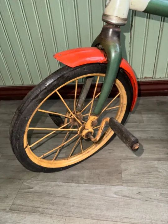 Triciclo antigo vintage retro 1960 - para restaurar - Foto 2