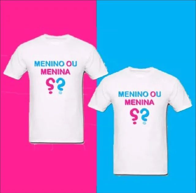 camisas cha de revelação - Foto 5