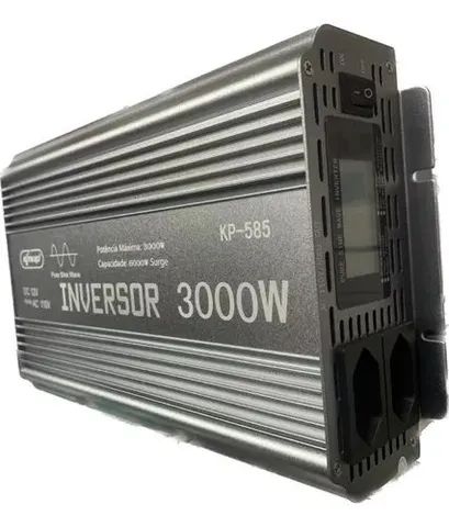 Inversor 12v 110v 3000w knup Onda Senoidal Pura 1500w Nominal Liga Geladeira  - Foto 3