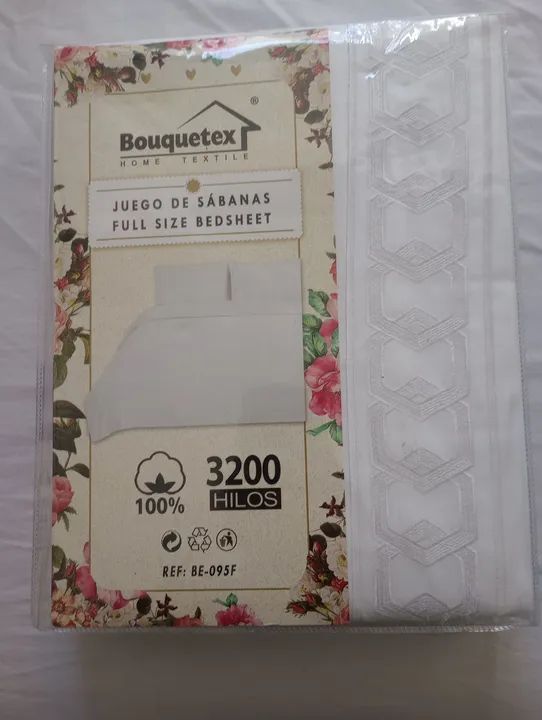 Jogo de Lençol 3200 Fios 100% Algodão - Bouquetex