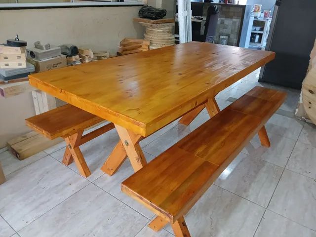 Mesa madeira.  - Foto 3