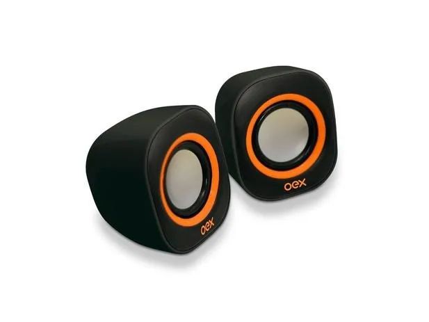 Caixa De Som Usb/p2 Oex Sk100 Speaker Para Notebook E Pc - Foto 3