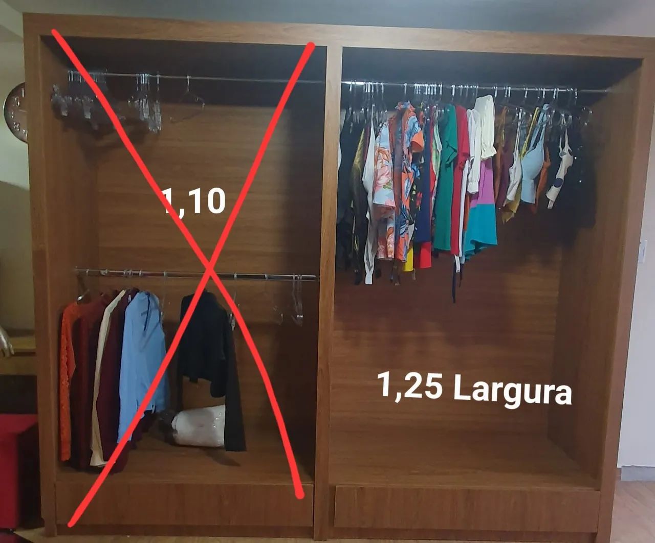 Armário para Loja ou Closet Madeira - Foto 3
