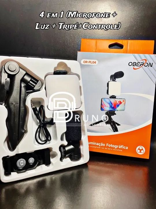 Kit Vlogging 4 em 1 para Gravação  - Foto 5