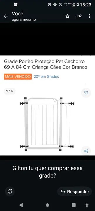 Grade de Proteção para Pet 69-84cm