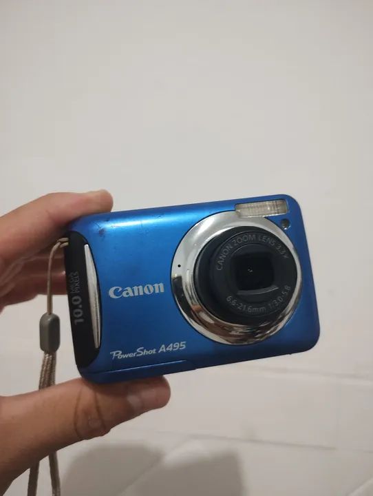 Câmera Canon PowerShot A495 10 megapixels 