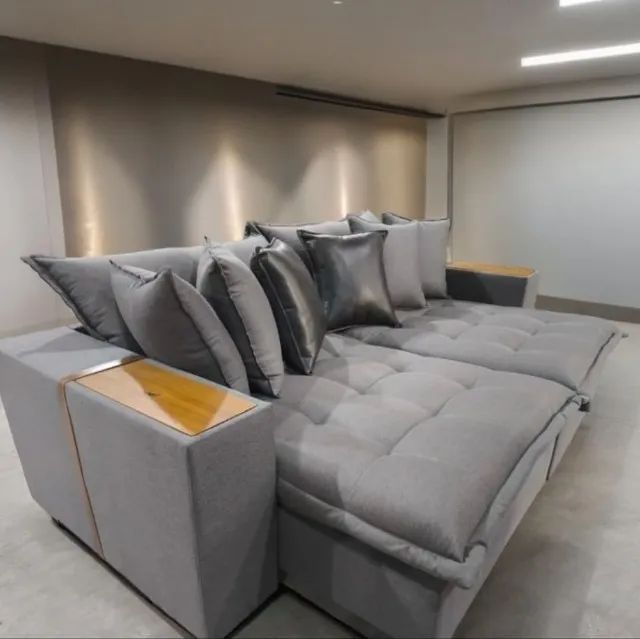 Sofá Cama Tebas  2,55m.    Produto Novo.   Pronta Entrega. - Foto 2