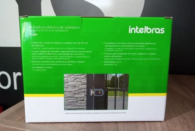 Fechadura Elétrica De Cilindro Fixo Intelbras Fx 2000  - Foto 4