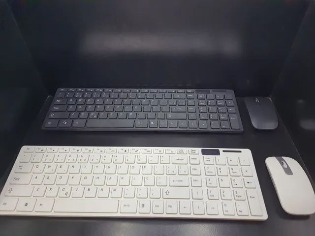 Teclado e mouse sem fio - Foto 4