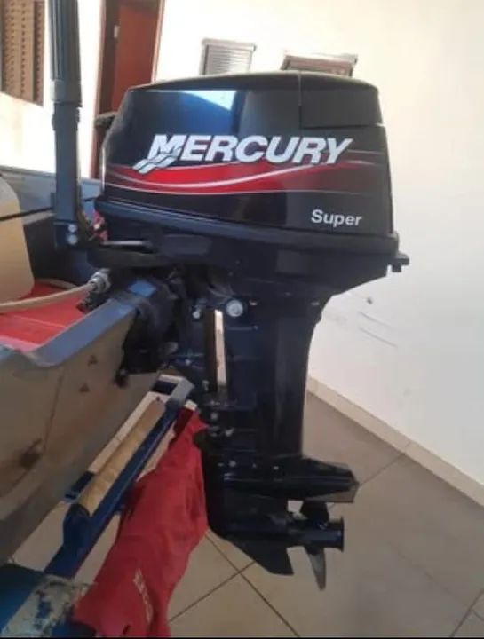 Lancha de alumínio com trailer - Foto 8