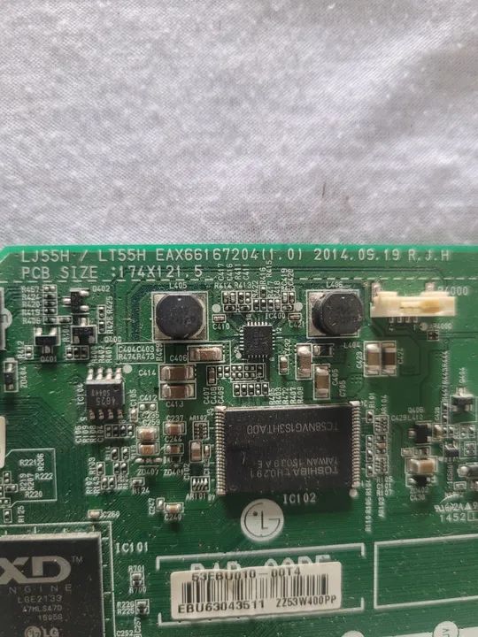 Placa principal TV LG 32lf550b eax66167204(1.0) funcionando perfeitamente.  - Foto 2