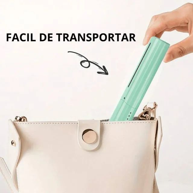 Mini Pente De Alisamento Capilar Recarregável  - Foto 6