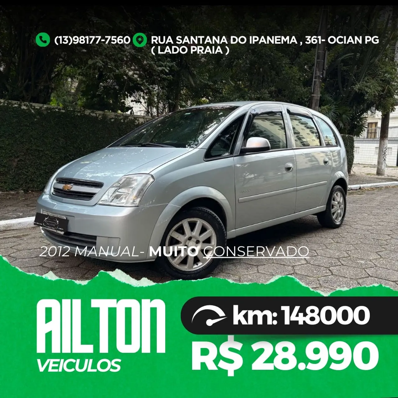 MERIVA 1.4 MAXX 2012 COMPLETO
