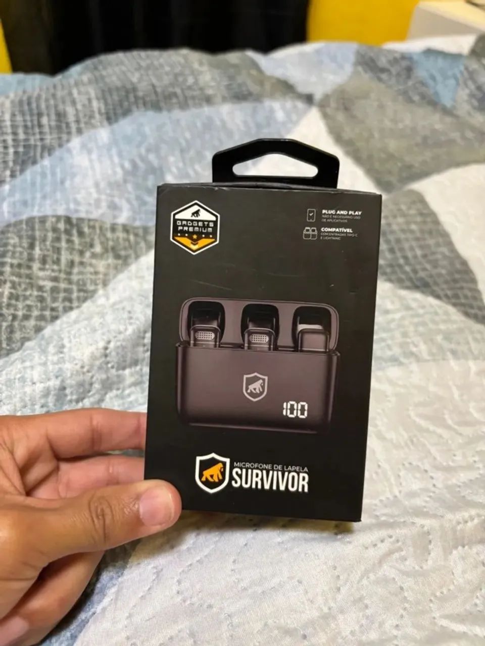 Microfone de lapela - Foto 2