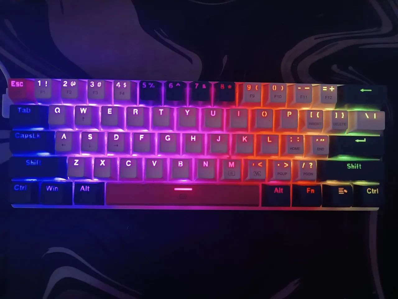 Teclado mecânico machenike k500 60%