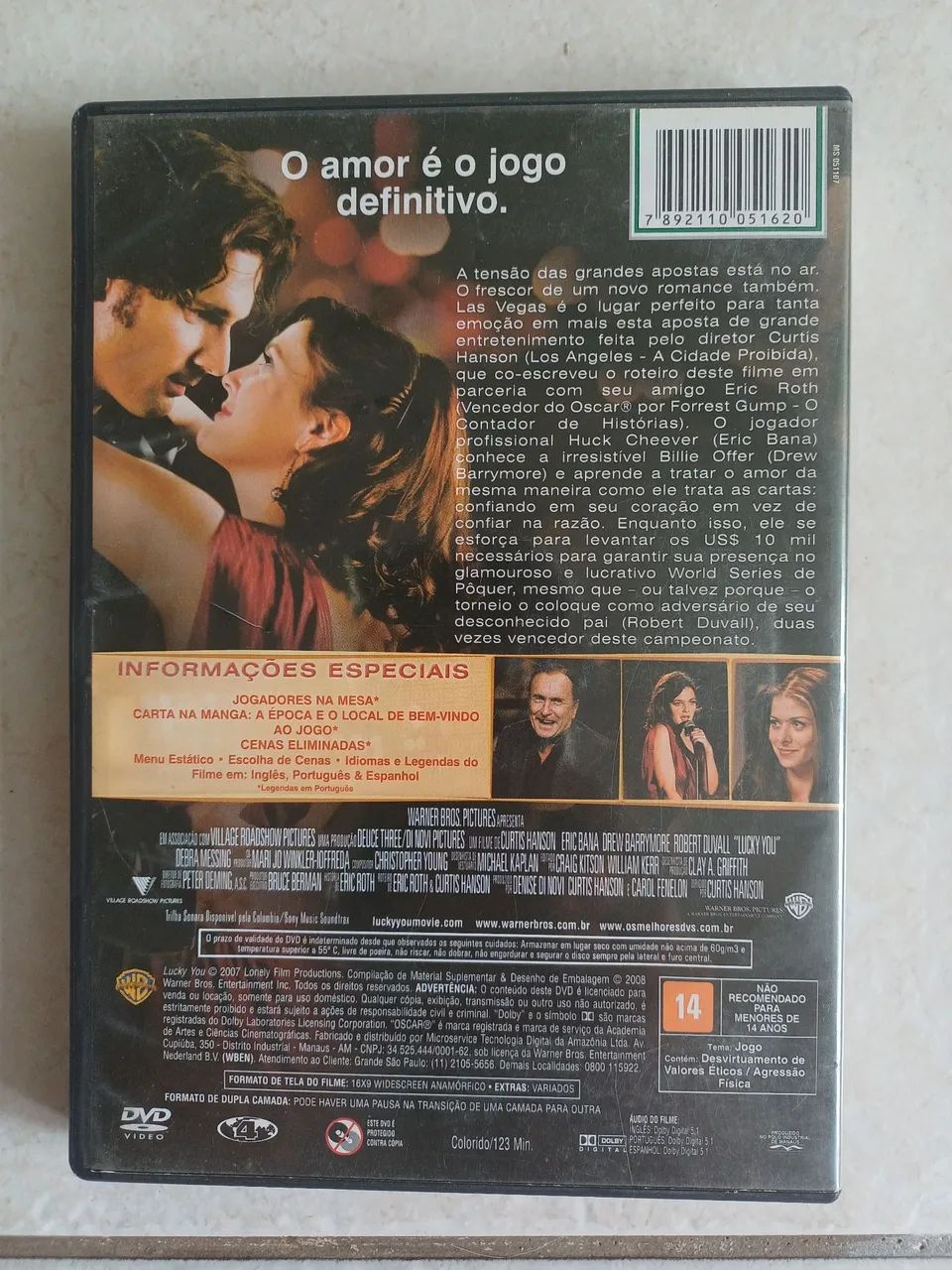DVD com Drew Berrymore - " Bem-vindo ao j" - Foto 2