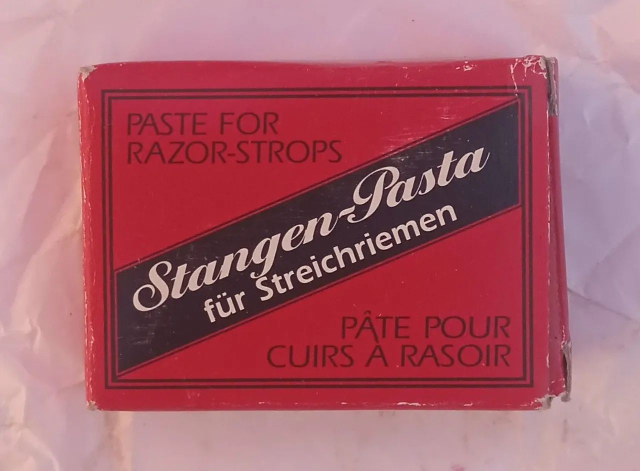 Pasta Dovo para afiar navalhas de barbear