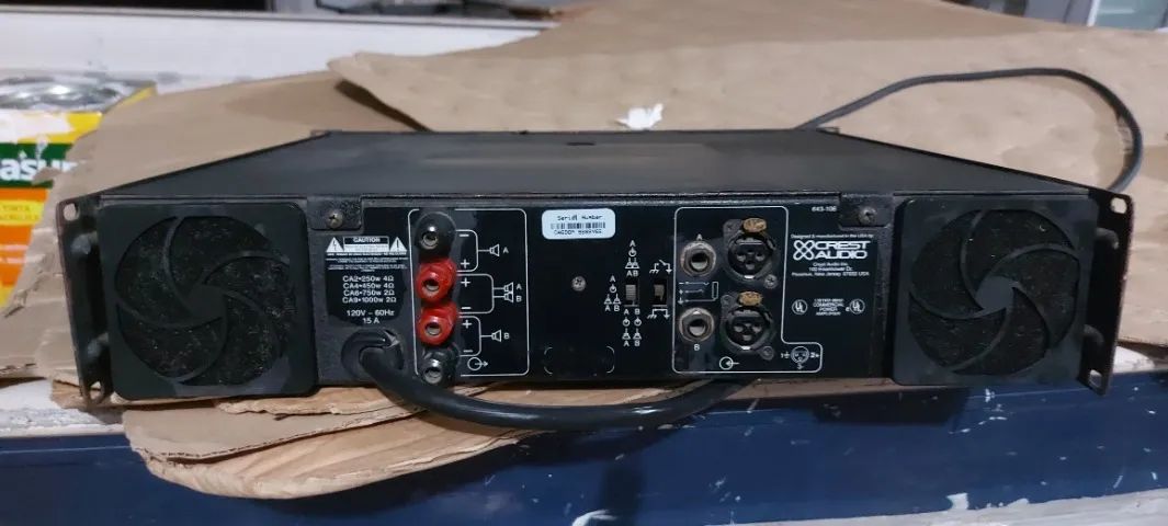 Amplificador Crest Audio CA 6 o mais Novo do Brasil - Foto 3