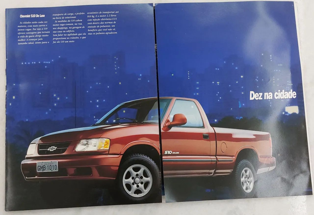 Folheto de 1995 do lançamento da Chevrolet S10 - Foto 5