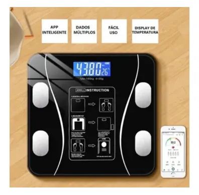 Balança digital bioimpedância Original Line 140kg Bluetooth - Foto 4