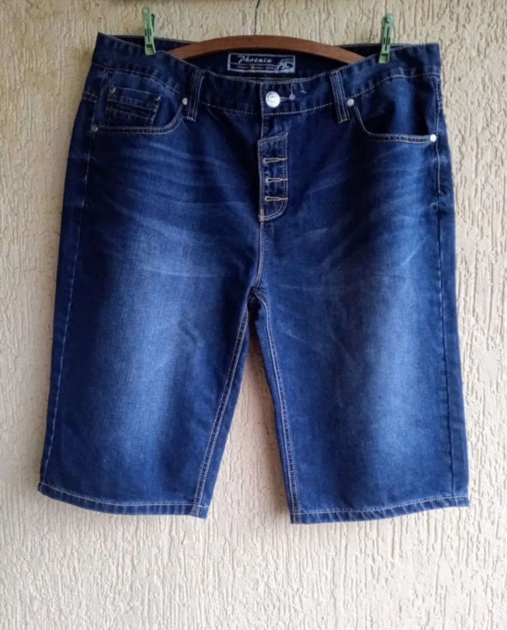 Nova - Bermuda Jeans Feminina Plus - Tam 48 - Foto 3