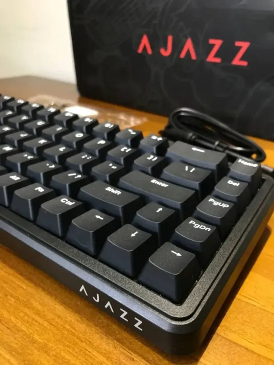 Teclado Magnético Ajazz Ak680 Max - Preto - Foto 4