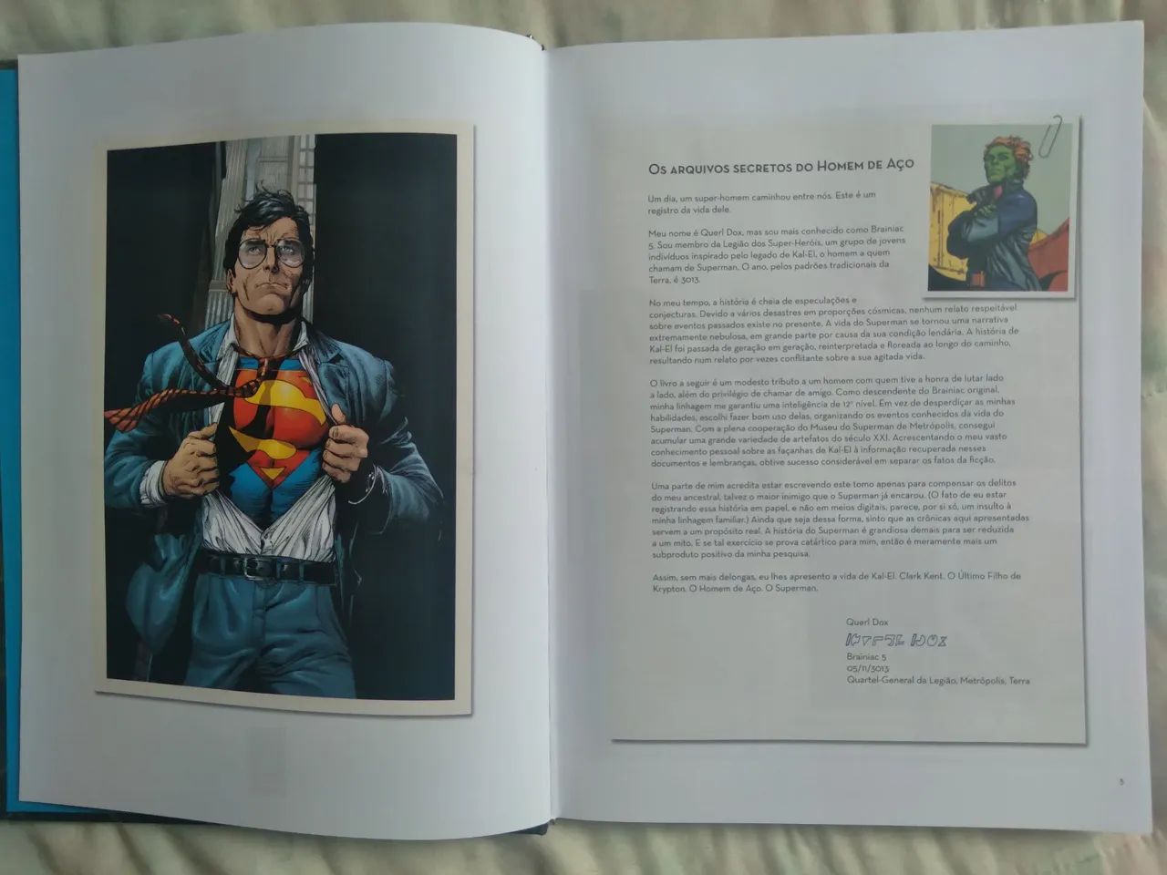 LIVRO OS ARQUIVOS SECRETOS DO HOMEM DE AÇO  - Foto 3