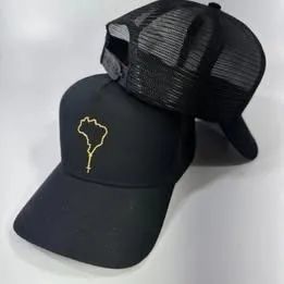 BONÉ HYPE TERÇO PRETO/TELA PRETO
