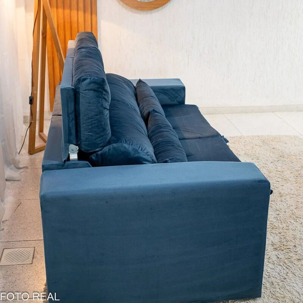 Sofá Cinza Modular 2 Lugares Confortável - Foto 5