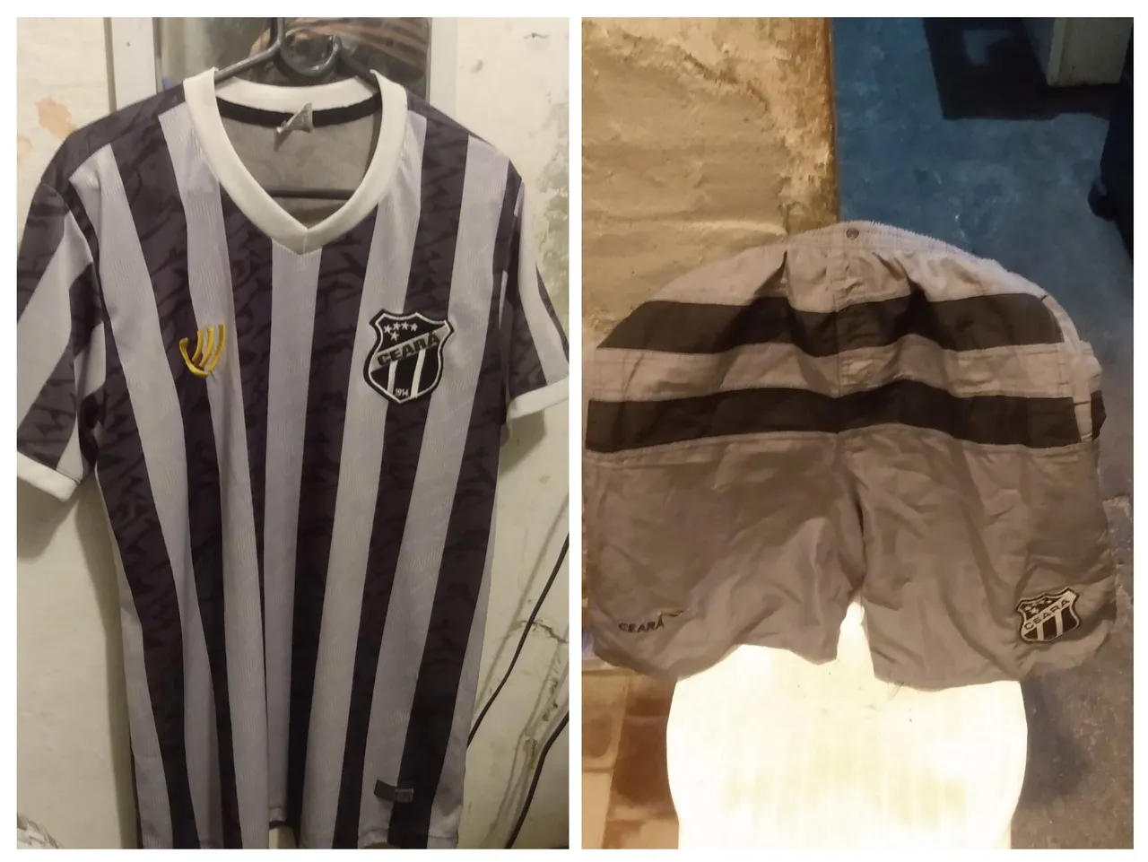 Camisa e Short Ceará Esporte Clube