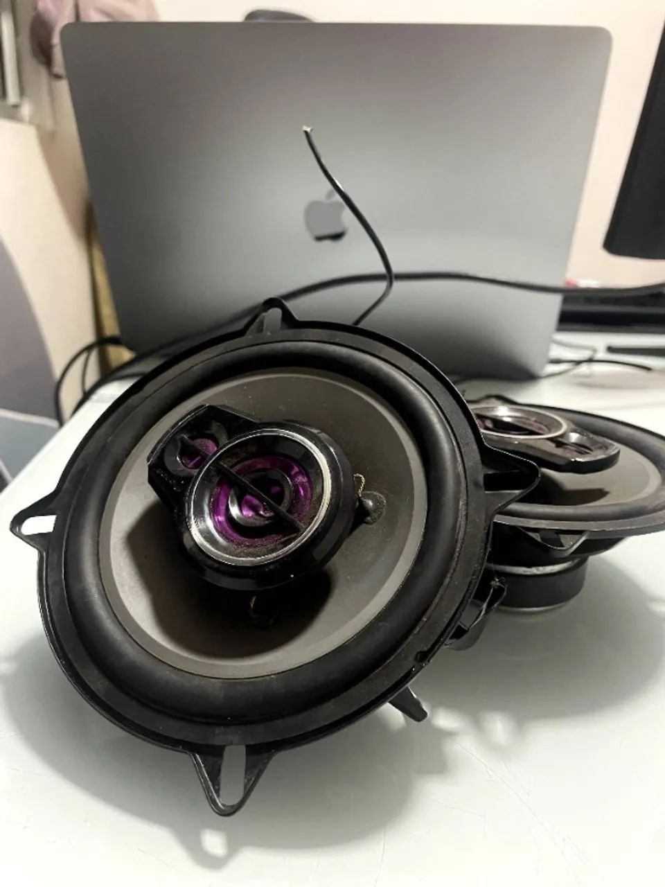 Par Alto Falante Pioneer Ts-1360br 5 Polegadas 180w Triaxial Preto E Roxo