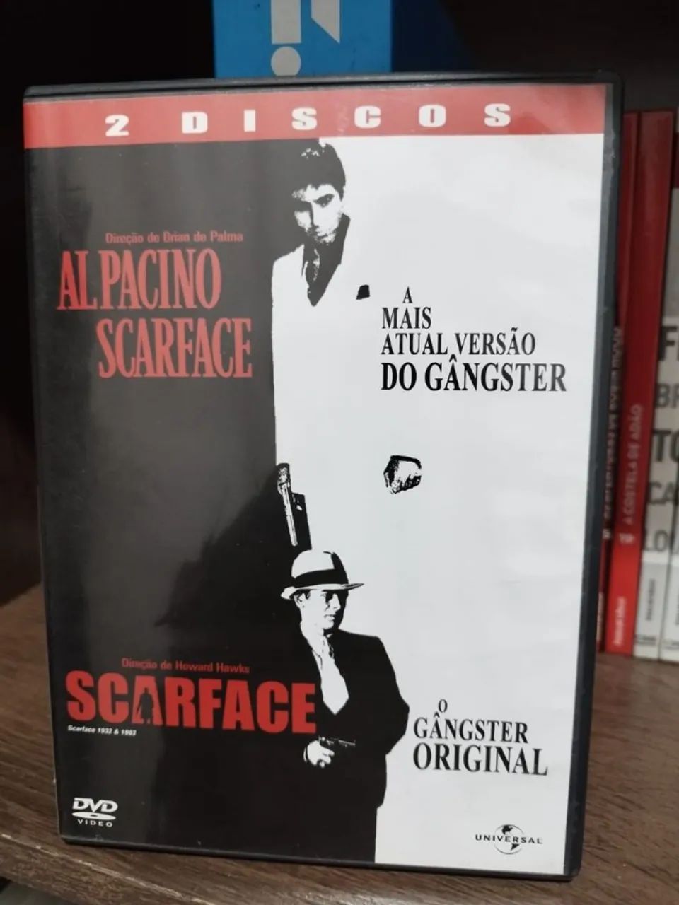 DVD Scarface Duplo: Duas Versões (1932 e 1983) Raridade