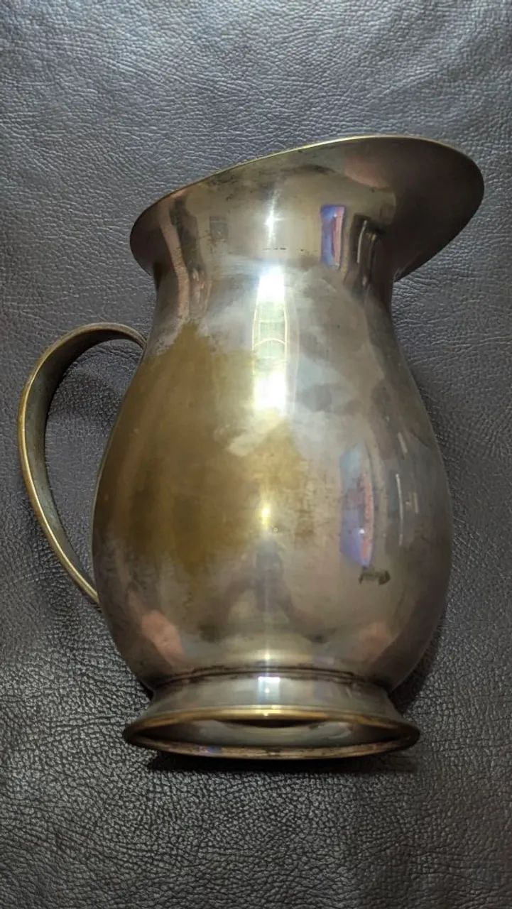 Jarra Antiga em Prata 90 - 16cm - Estilo Alemão Vintage - Foto 5