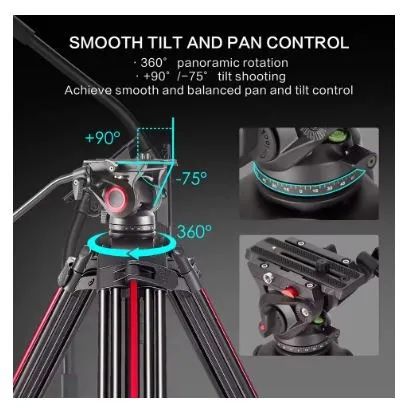 Tripé de Câmera Miliboo MTT605A - Foto 5