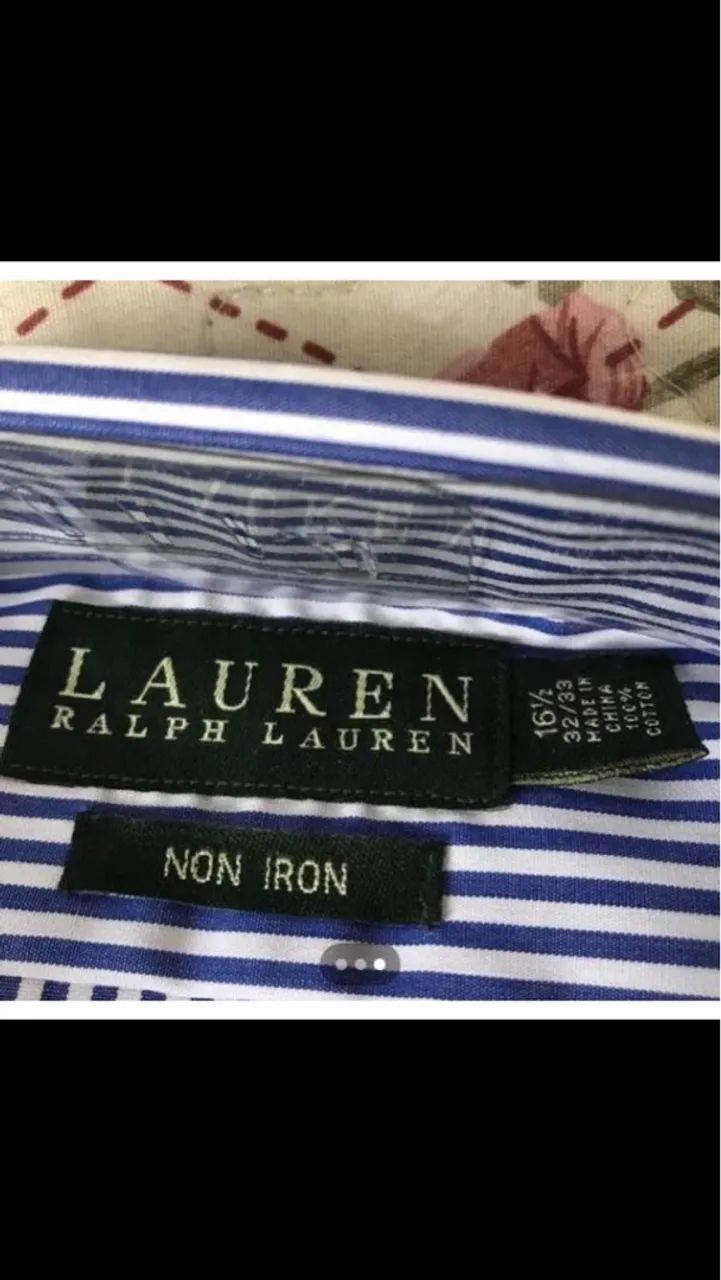 Camisa masculina listrada manga cumprida  - Foto 3