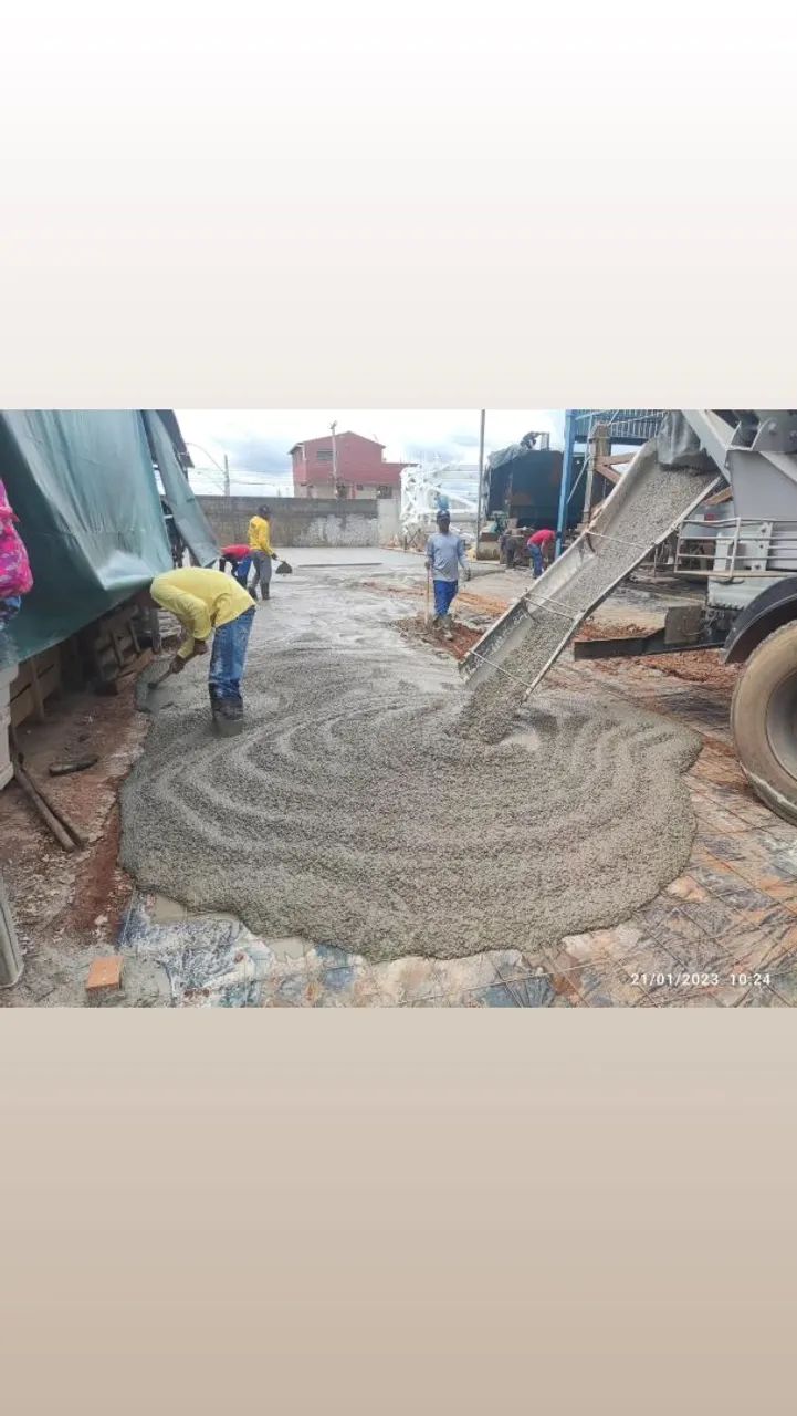 Concreto Usinado, Aparti de 425 m3 e Piso de Concreto Polido. E dividimos no cartão. - Foto 3
