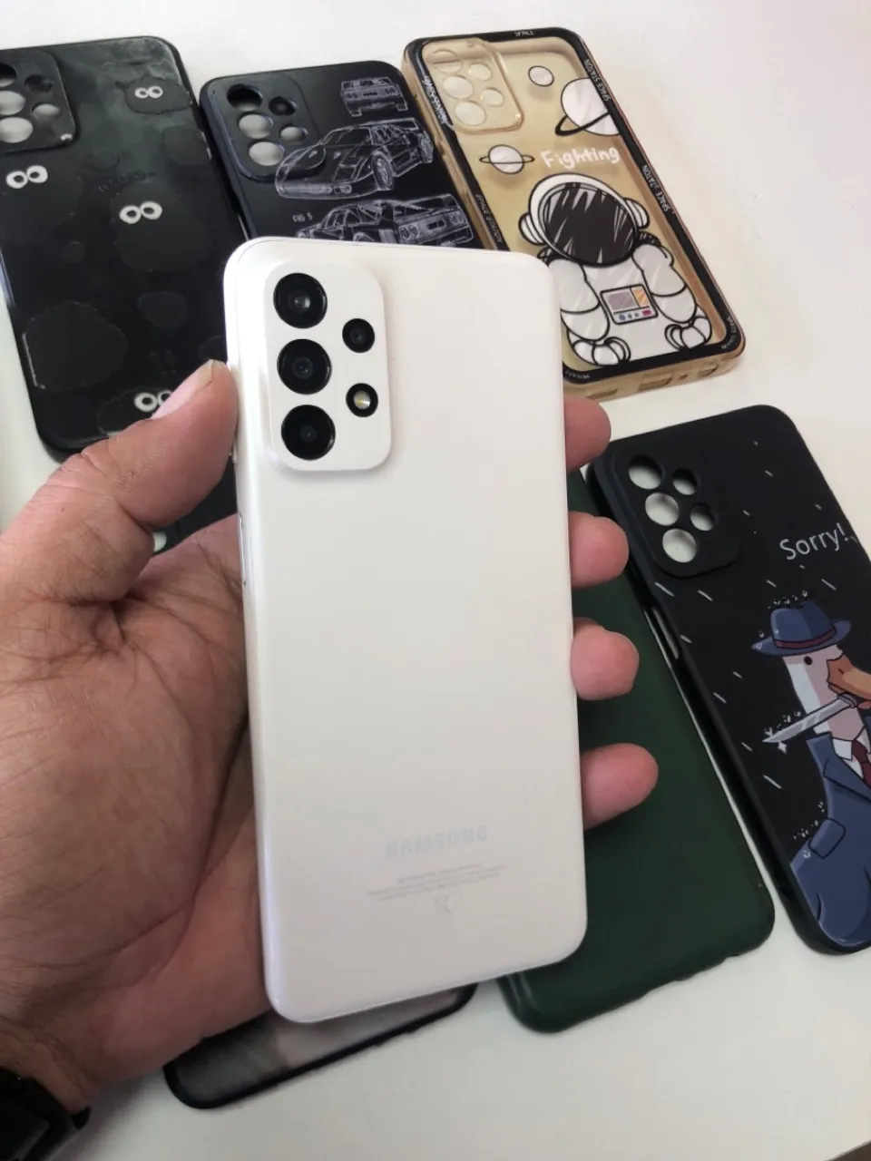 A23 5g caixa e nota e capas