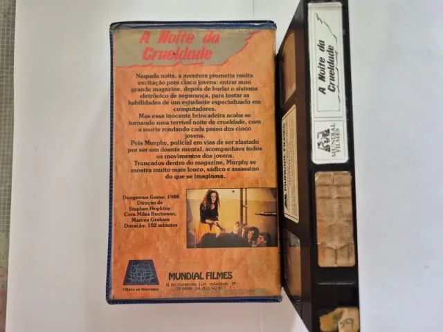 VHS A Noite da Crueldade Legendado Original - Foto 4