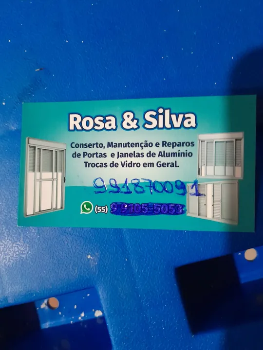 Conserto e manutenção de esquadrias de alumínio e vidros