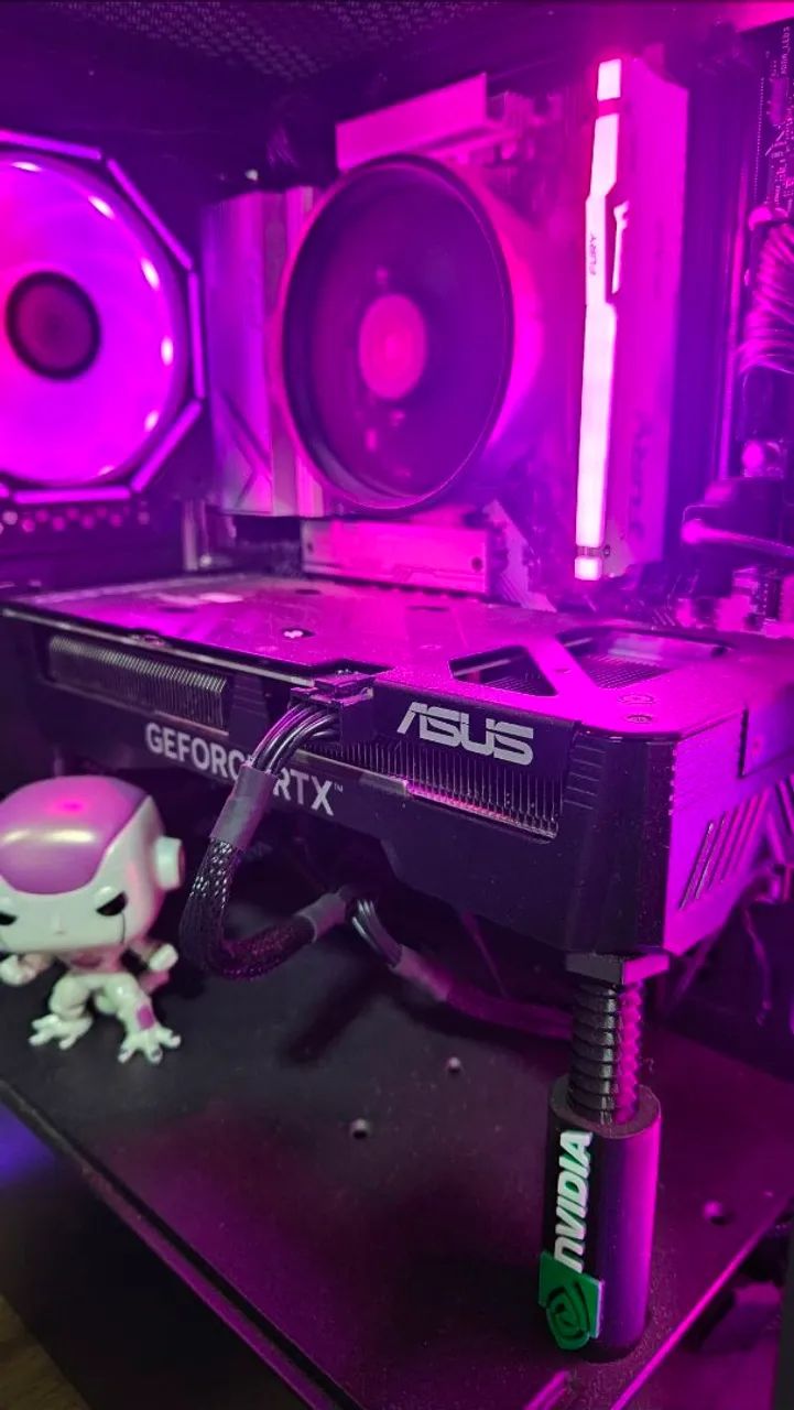 Placa de Vídeo ASUS RTX 4060 8G V2 Triple Fan Seminova <br>ATS OC ASUS NVIDIA GeForce, 8GB - Foto 3