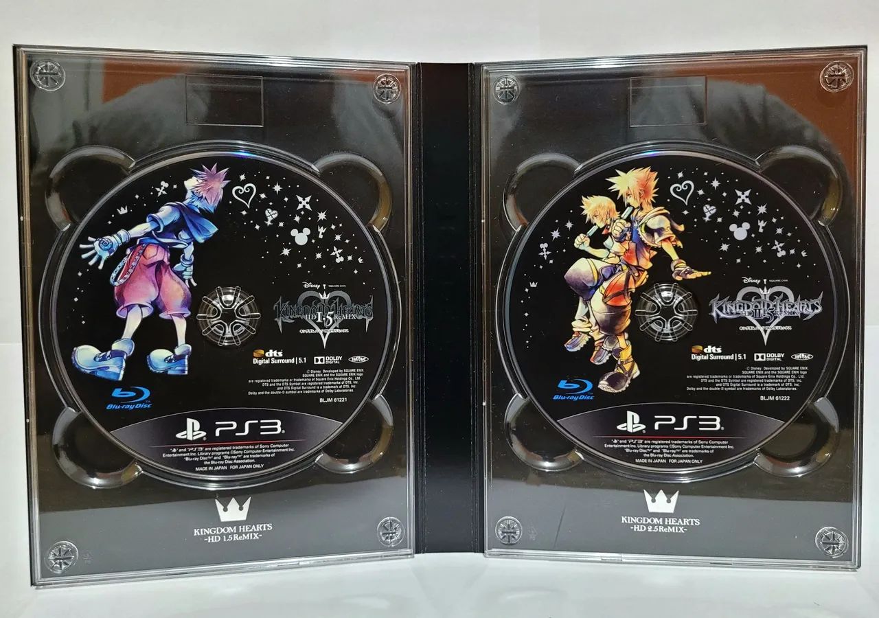 Kingdom Hearts Starter Pack HD 1.5+2.5 ReMIX - Box Edição especial