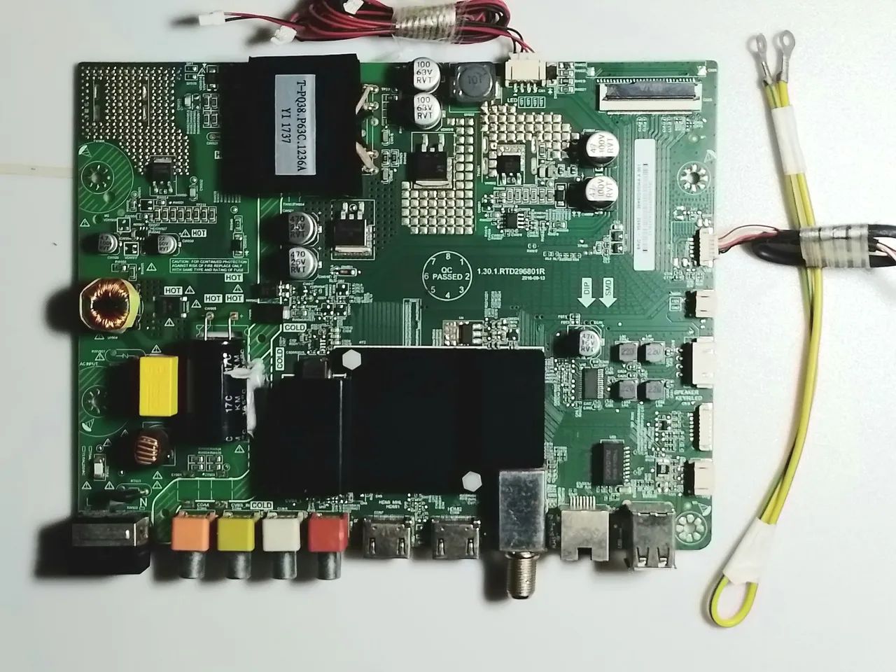 Placa mãe TV Philco 39" + cabos 1.30.1.RTD296801 PTV39N92 Marcelo - Foto 5