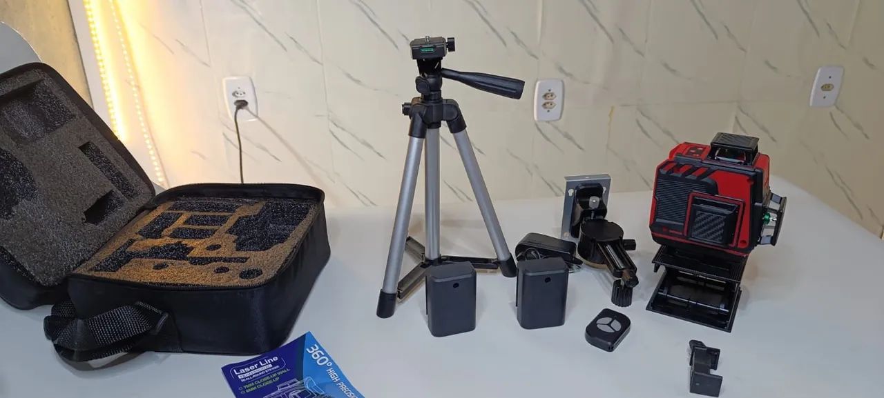 Nível a Laser 16  Linha 360° Alta Precisão kit  - Foto 3