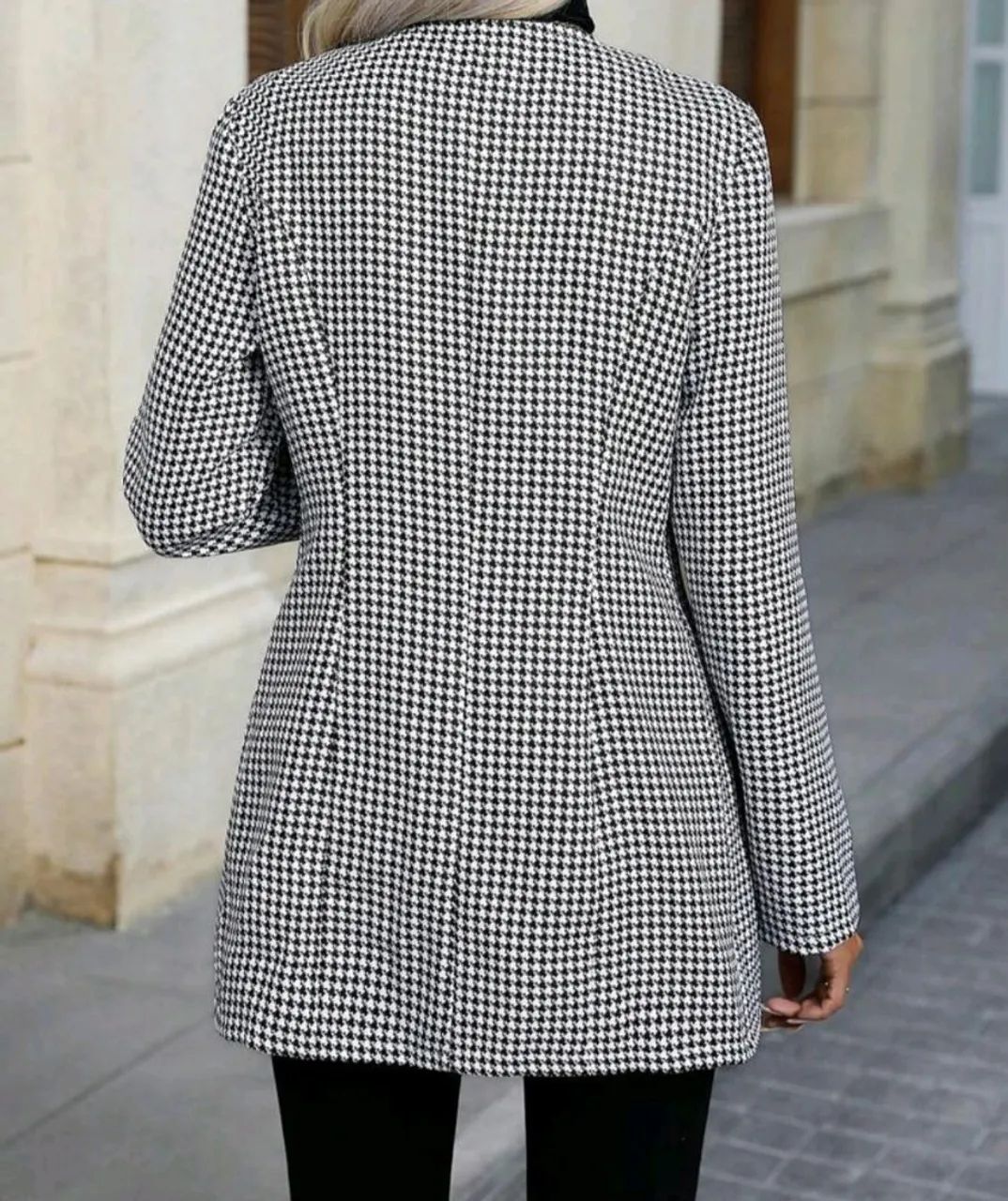 Blazer Xadrez Elegante - Tam p - Foto 5