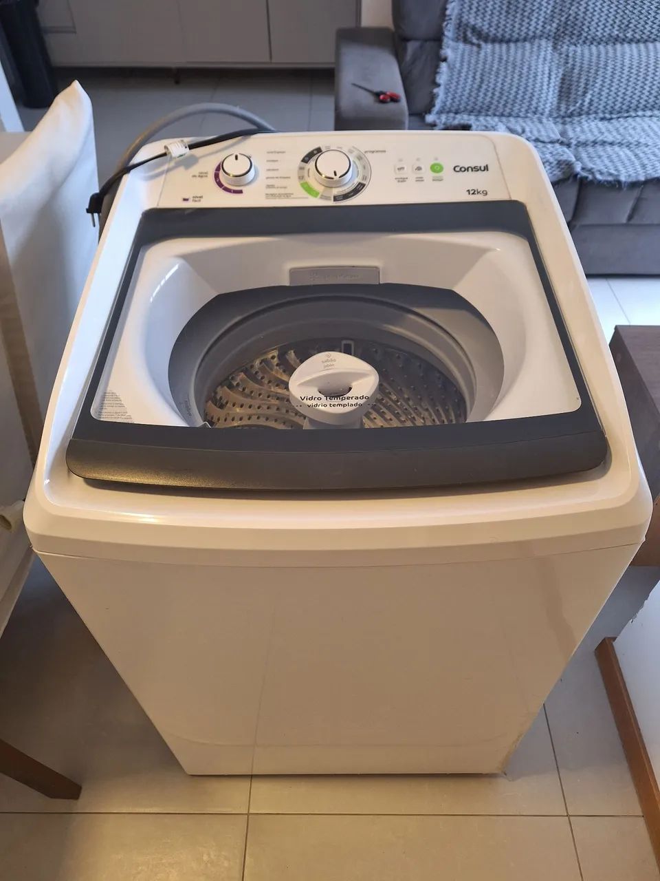 Máquina de Lavar Consul 12kg (Apresenta Defeito)