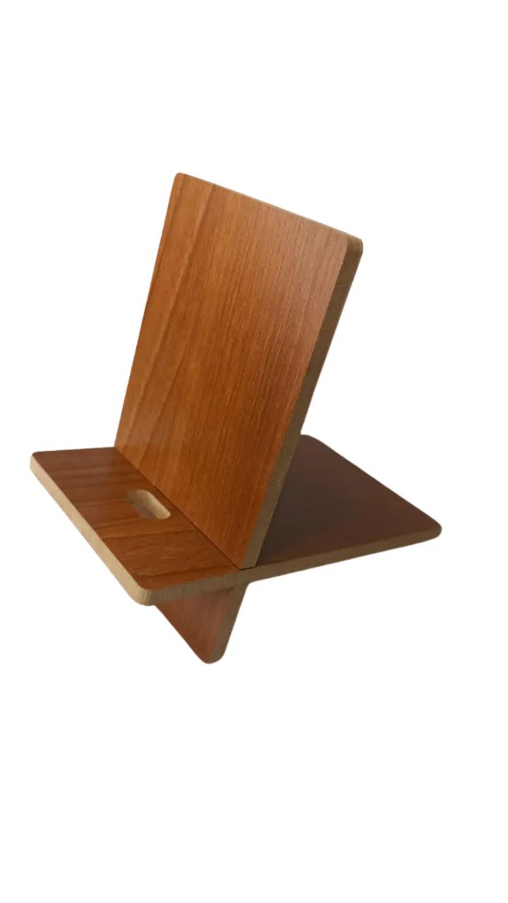 Kit 10 suporte celular mesa MDF 6mm ideal brinde ou revenda - Foto 4