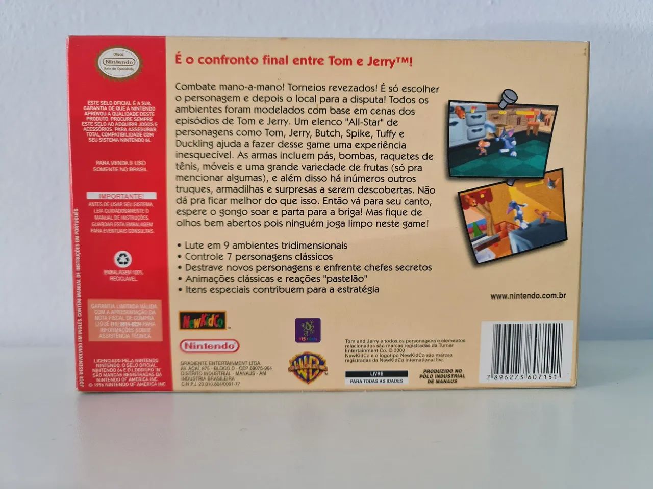 Tom & Jerry in Fists of Furry - Nintendo 64 (Completo) - Foto 3